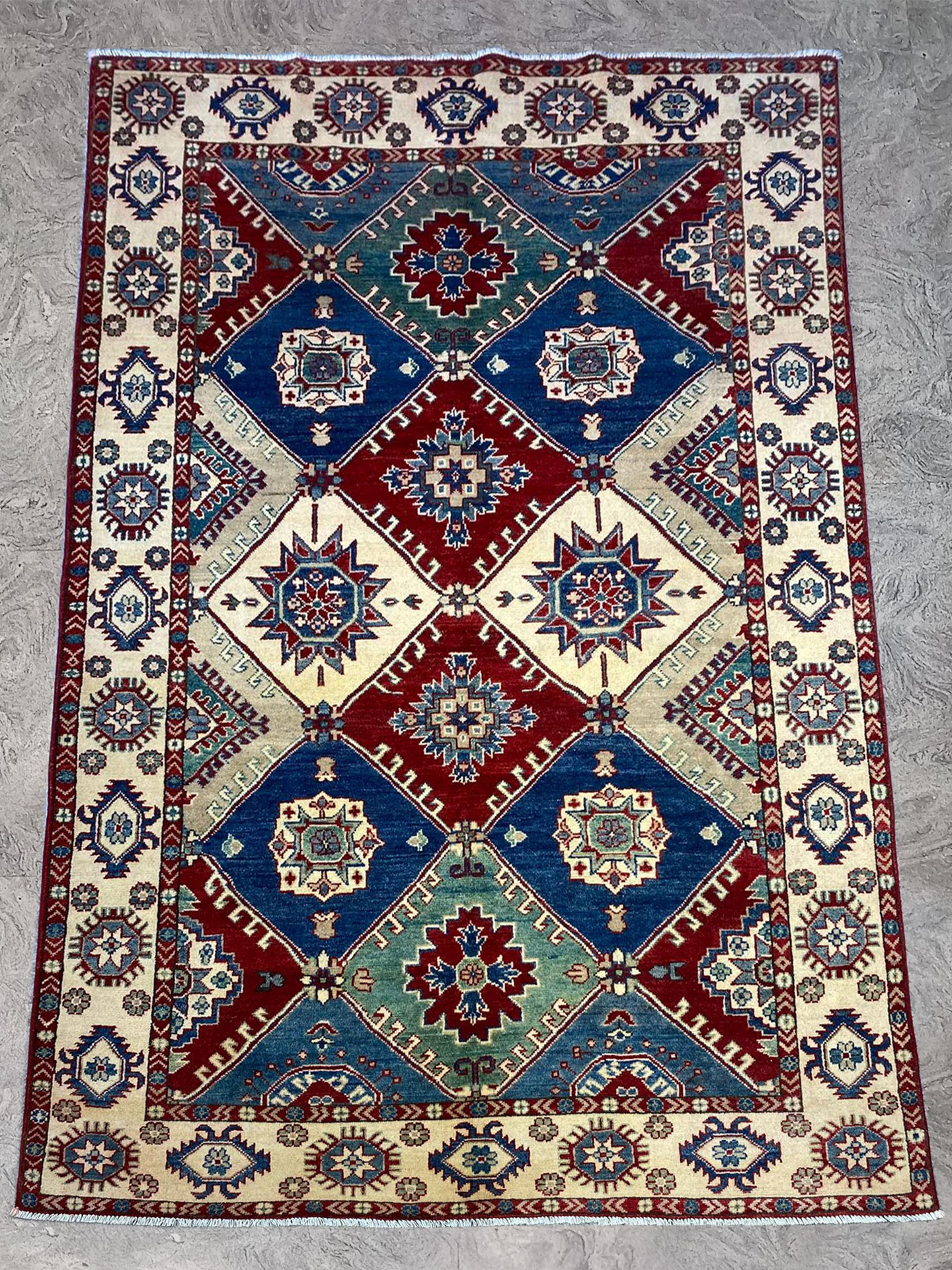 Tappeto Kazak 280x172 cm Tappeto Kazak usato 280x172 cm codice 1706b