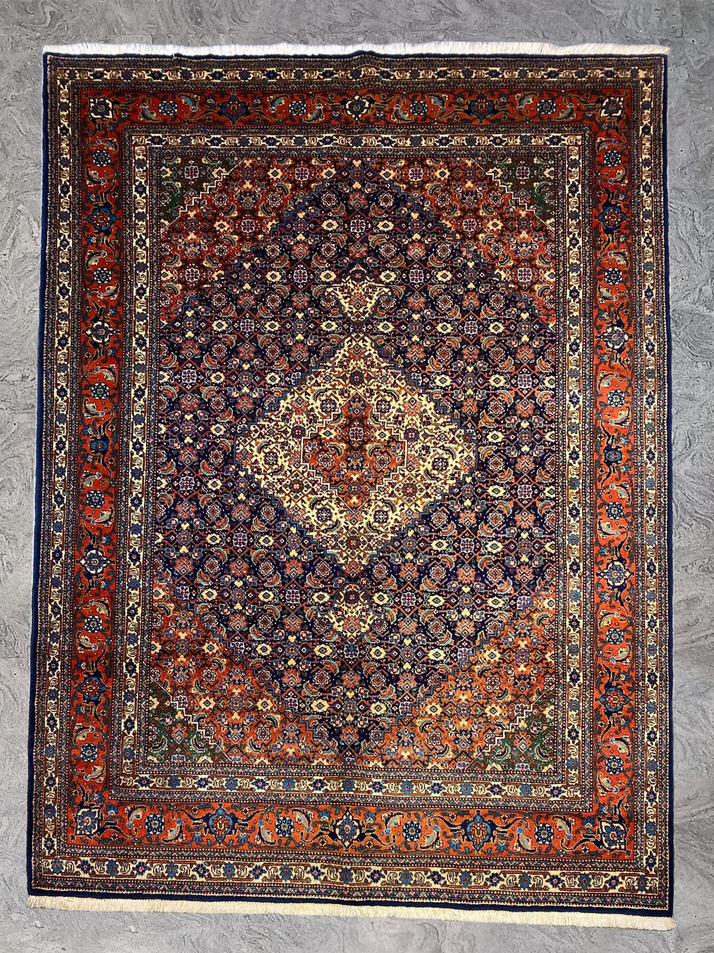 Tappeto Tabriz 285x200 cm Tappeto Tabriz usato 285x200 cm codice 2407b