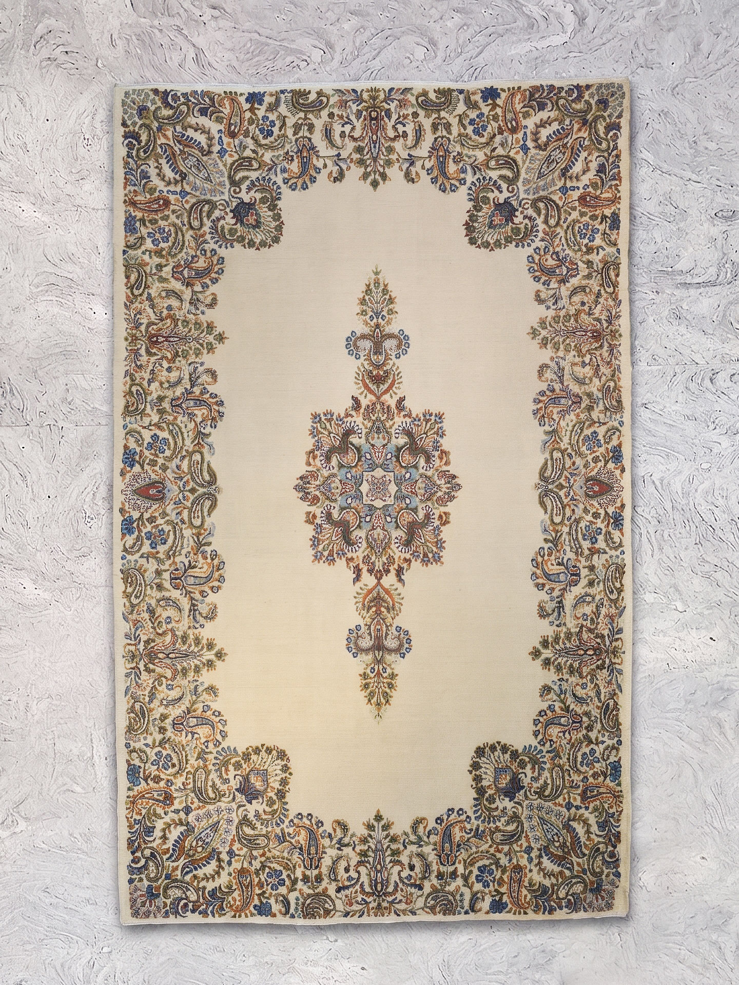 Tappeto Kirman Imperiale 150x244 cm Tappeto Kirman Imperiale usato 150x244 cm codice 1522b